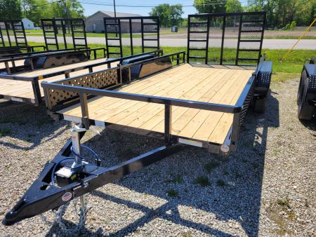 New 2026 Sure-Trac 7x16 Tube Top 7k ATV Trailer