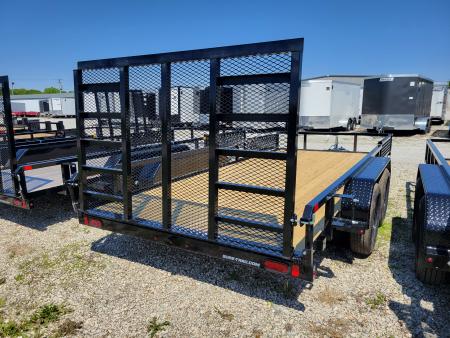 New 2026 Sure-Trac 7x16 Tube Top 7k ATV Trailer