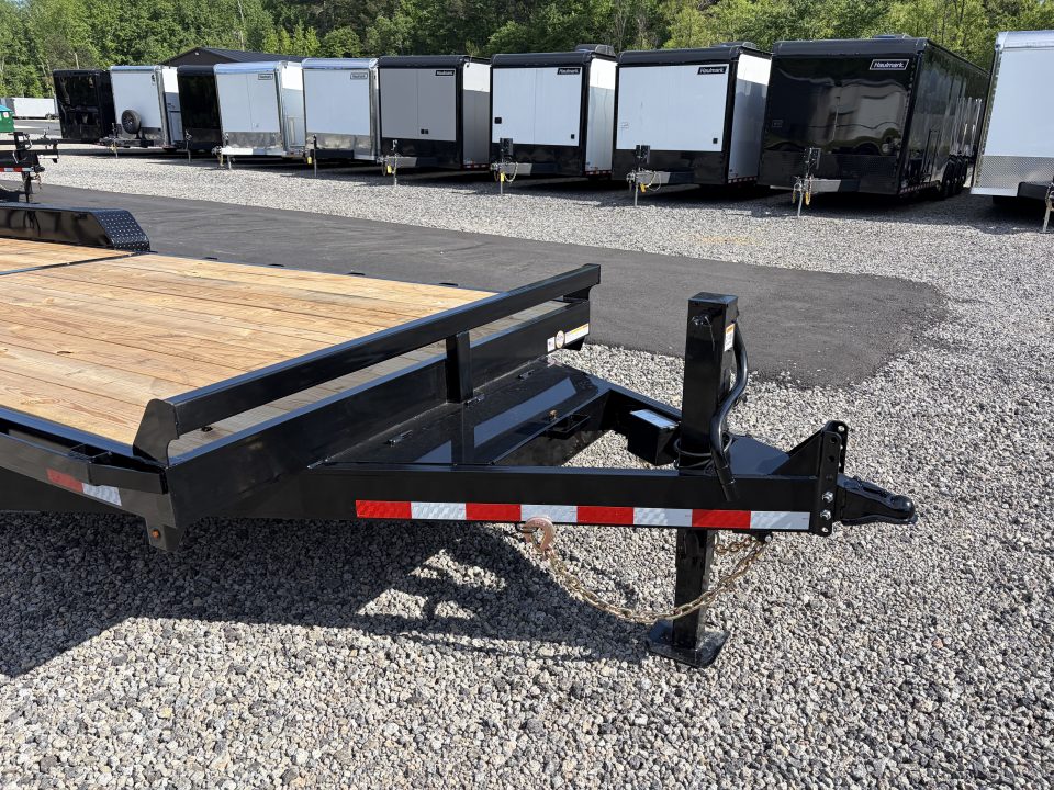 New 2026 Triple Crown 7x24 Heavy Duty Equipment Trailer, 5' Ramps, 16K GVWR