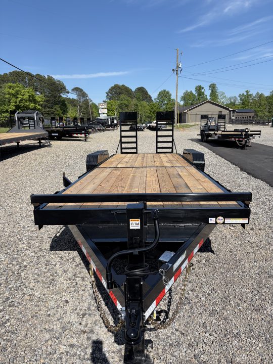 New 2026 Triple Crown 7x24 Heavy Duty Equipment Trailer, 5' Ramps, 16K GVWR