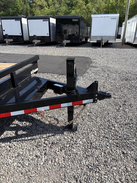 New 2026 Triple Crown 7x24 Heavy Duty Equipment Trailer, 5' Ramps, 16K GVWR