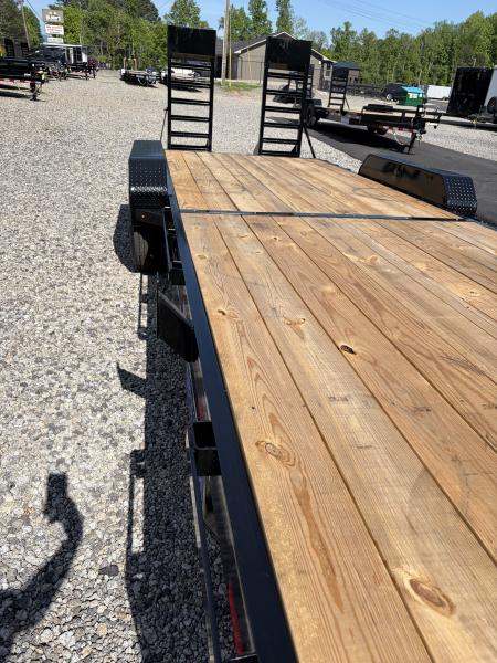 New 2026 Triple Crown 7x24 Heavy Duty Equipment Trailer, 5' Ramps, 16K GVWR