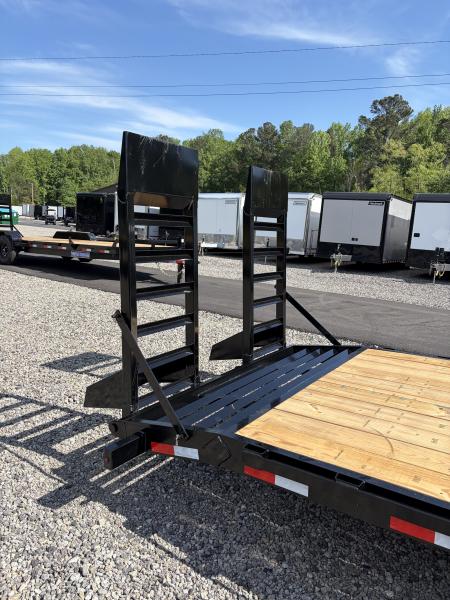 New 2026 Triple Crown 7x24 Heavy Duty Equipment Trailer, 5' Ramps, 16K GVWR