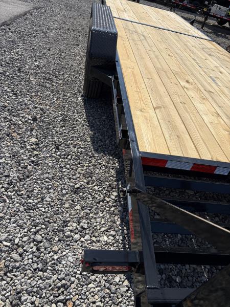 New 2026 Triple Crown 7x24 Heavy Duty Equipment Trailer, 5' Ramps, 16K GVWR