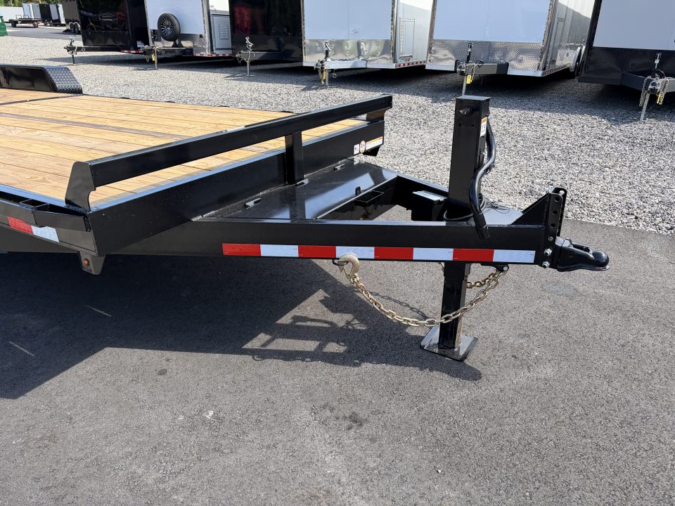 New 2026 Triple Crown 7x24 Heavy Duty Equipment Trailer, 5' Ramps, 14K GVWR