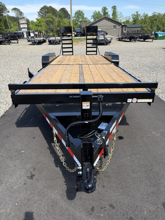 New 2026 Triple Crown 7x24 Heavy Duty Equipment Trailer, 5' Ramps, 14K GVWR
