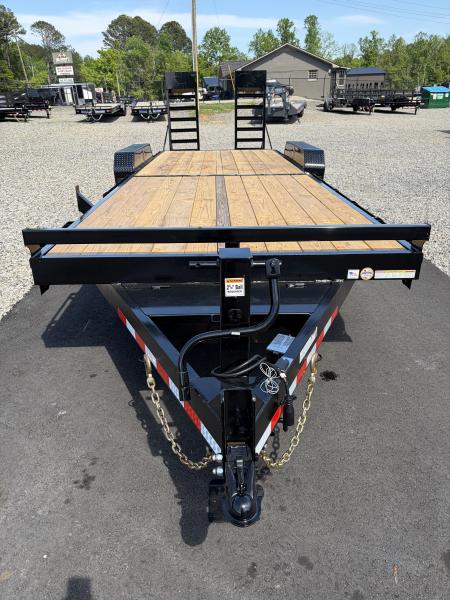 New 2026 Triple Crown 7x24 Heavy Duty Equipment Trailer, 5' Ramps, 14K GVWR