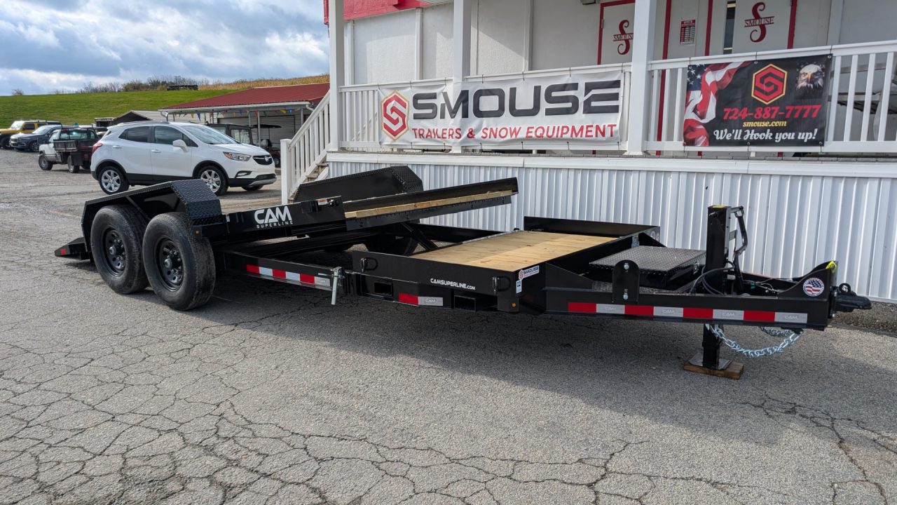 New 2026 CAM Superline 19' (4+15) Lo Pro Split Tilt Trailer