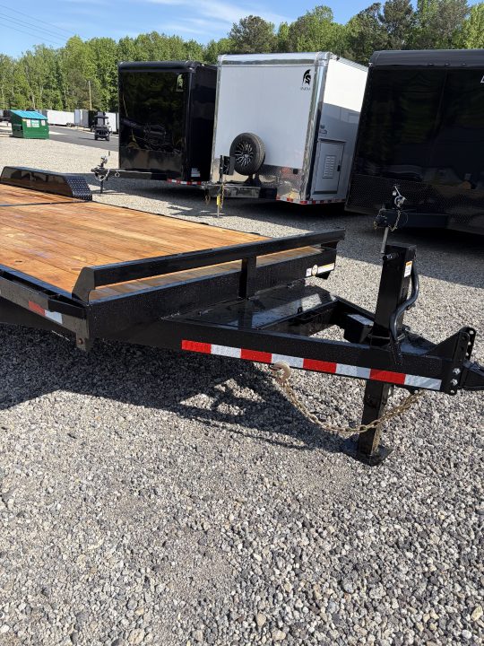 New 2026 Triple Crown 7x24 Heavy Duty Equipment Trailer, 5' Ramps, 14K GVWR