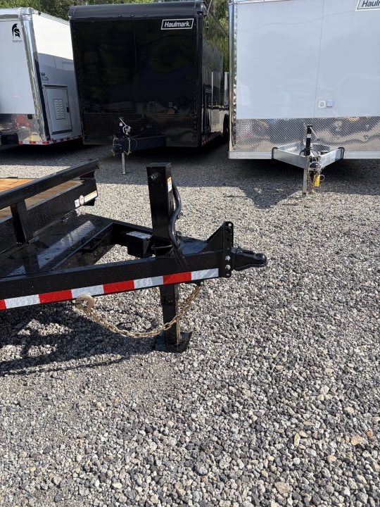 New 2026 Triple Crown 7x24 Heavy Duty Equipment Trailer, 5' Ramps, 14K GVWR