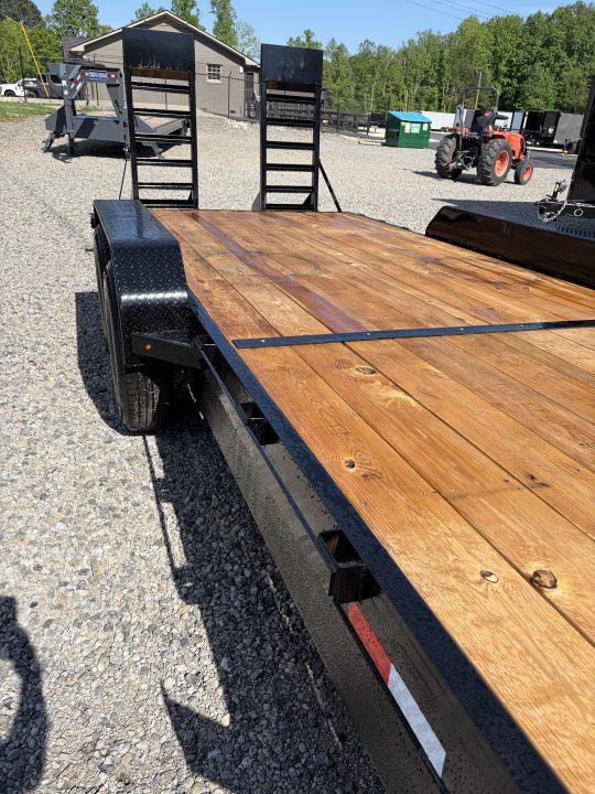 New 2026 Triple Crown 7x24 Heavy Duty Equipment Trailer, 5' Ramps, 14K GVWR