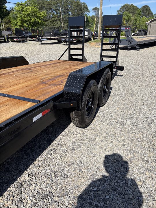New 2026 Triple Crown 7x24 Heavy Duty Equipment Trailer, 5' Ramps, 14K GVWR