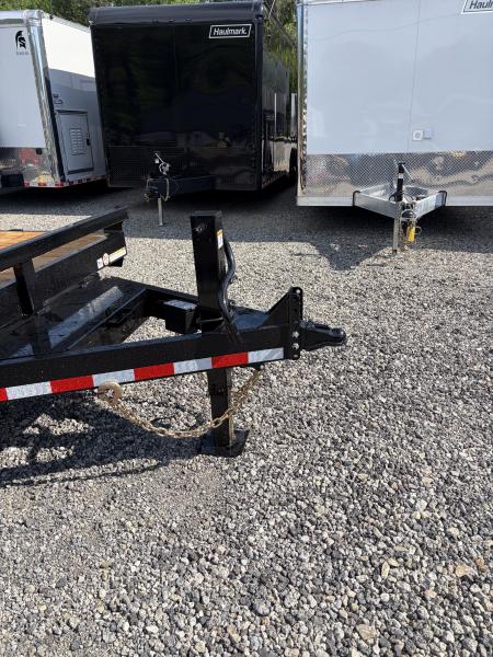 New 2026 Triple Crown 7x24 Heavy Duty Equipment Trailer, 5' Ramps, 14K GVWR