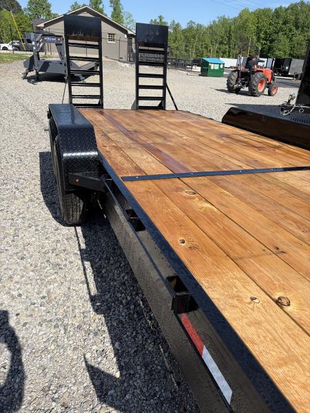 New 2026 Triple Crown 7x24 Heavy Duty Equipment Trailer, 5' Ramps, 14K GVWR