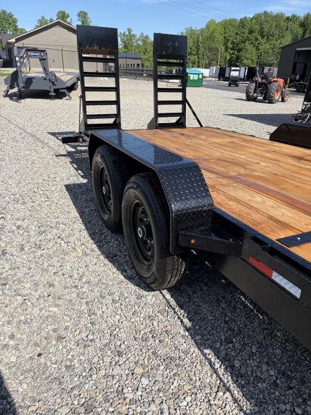 New 2026 Triple Crown 7x24 Heavy Duty Equipment Trailer, 5' Ramps, 14K GVWR