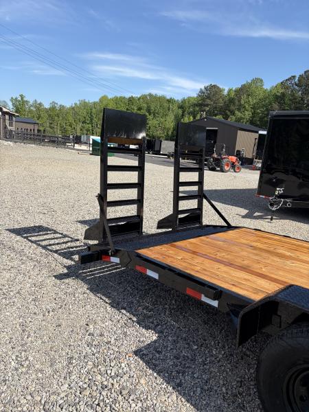 New 2026 Triple Crown 7x24 Heavy Duty Equipment Trailer, 5' Ramps, 14K GVWR