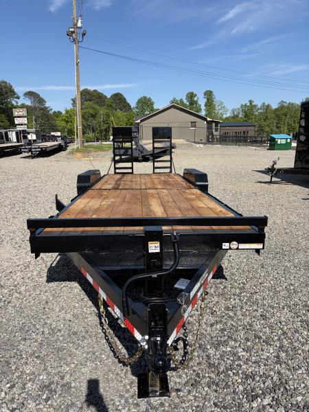 New 2026 Triple Crown 7x24 Heavy Duty Equipment Trailer, 5' Ramps, 14K GVWR
