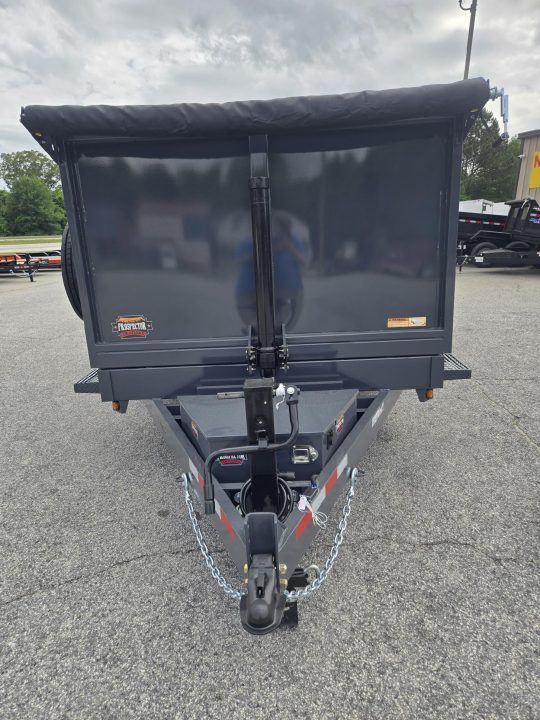 New 2026 PROSPECTOR 7X14 14K TELESCOPING DUMP TRAILER WITH 4' WALLS AND SPARE TIRE