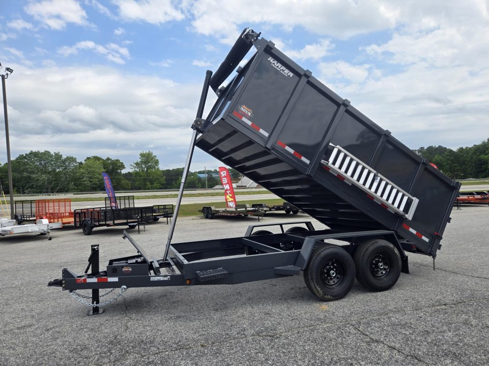 New 2026 PROSPECTOR 7X14 14K TELESCOPING DUMP TRAILER WITH 4' WALLS AND SPARE TIRE