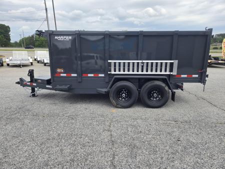 New 2026 PROSPECTOR 7X14 14K TELESCOPING DUMP TRAILER WITH 4' WALLS AND SPARE TIRE