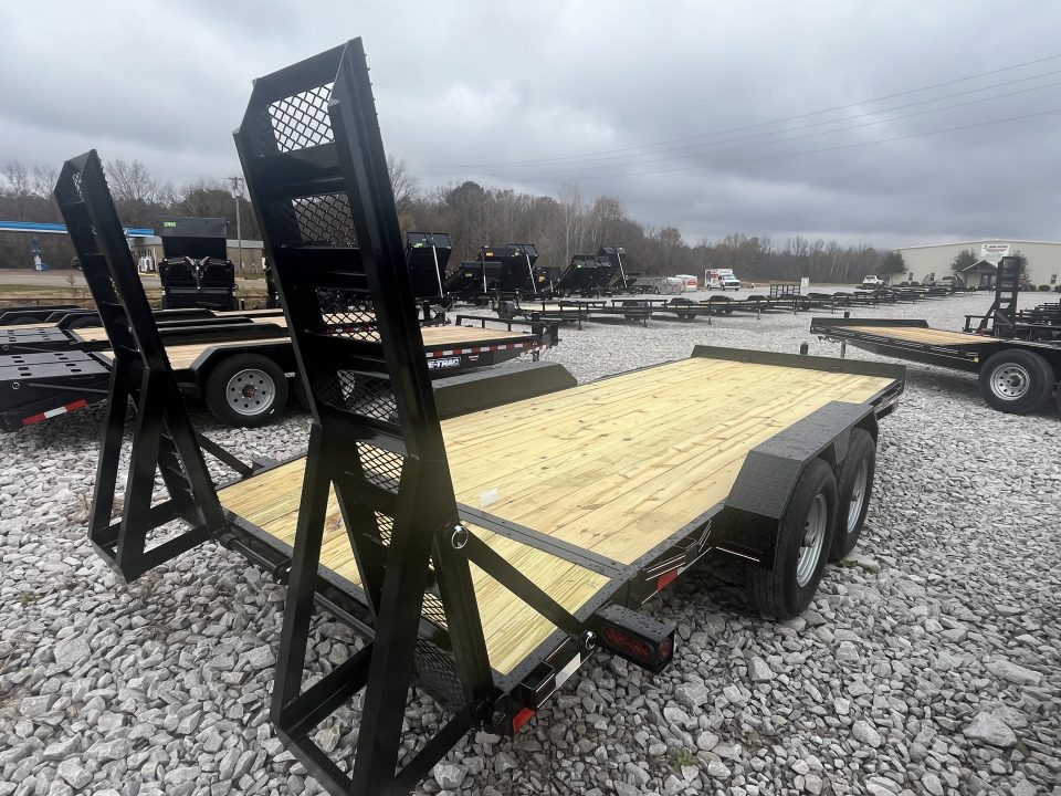 New 2026 Triple R 82X18 EQUIPMENT TRAILER WITH STAND UP RAMPS