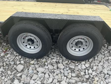 New 2026 Triple R 82X18 EQUIPMENT TRAILER WITH STAND UP RAMPS