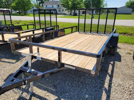 New 2026 Sure-Trac 7x14 Tube Top 3k Idler Utility Trailer