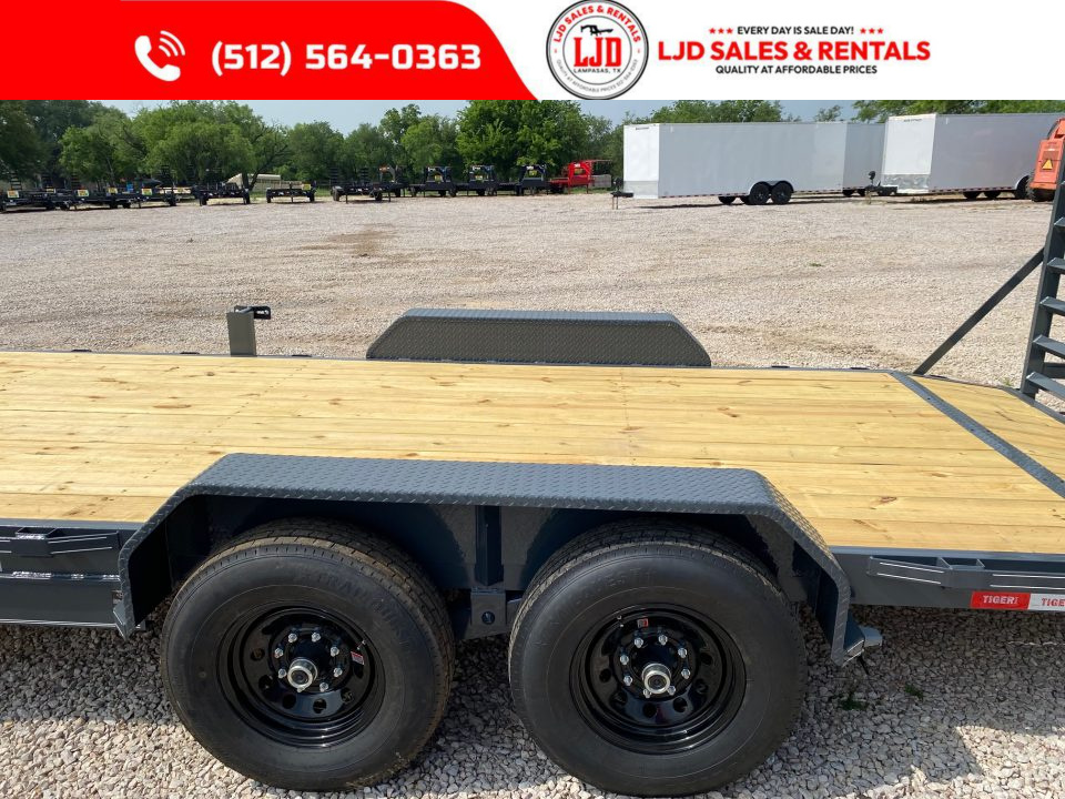 New 2026 Tiger -- 83 "X 20'Equipment Trailer - Heavy Duty