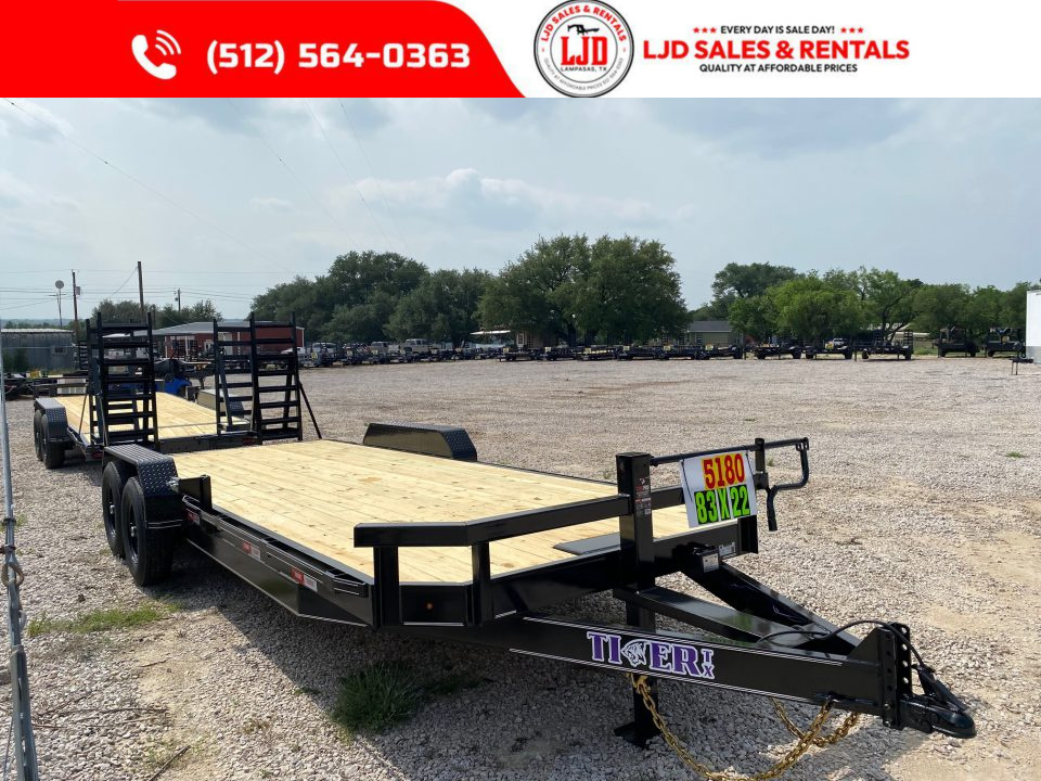 New 2026 Tiger -- 83 "X 22'- BP Equipment Trailer