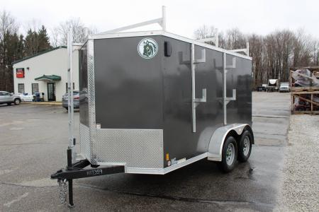New 2026 Darkhorse Cargo DHW 6' x 12' Cargo / Enclosed Trailer - DOUBLE REAR DOOR - 7000# GVW