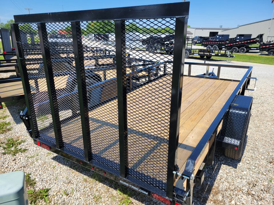 New 2026 Sure-Trac 6x12 Tube Top 3k Idler Utility Trailer