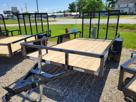 New 2026 Sure-Trac 6x12 Tube Top 3k Idler Utility Trailer