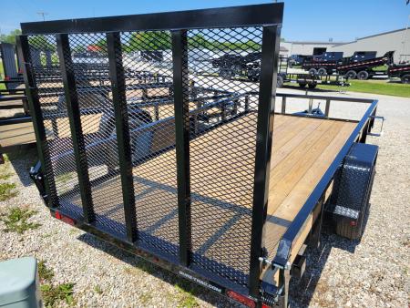 New 2026 Sure-Trac 6x12 Tube Top 3k Idler Utility Trailer