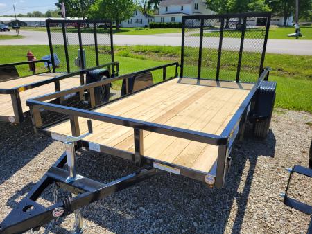 New 2026 Sure-Trac 6x12 Tube Top 3k Idler Utility Trailer