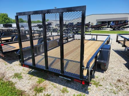 New 2026 Sure-Trac 6x12 Tube Top 3k Idler Utility Trailer