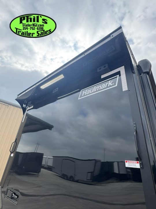 New 2026 Haulmark 8.5X44 GOOSENECK BATHROOM PACKAGE 2 ELECTRIC AWNINGS & AIRLINES! Car / Racing Trailer