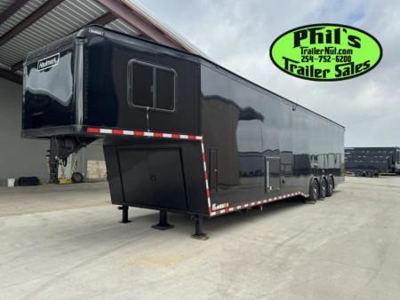 New 2026 Haulmark 8.5X44 GOOSENECK BATHROOM PACKAGE 2 ELECTRIC AWNINGS & AIRLINES! Car / Racing Trailer