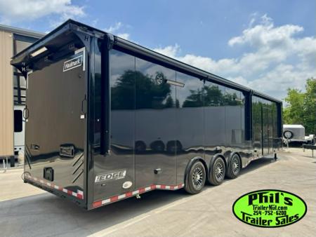 New 2026 Haulmark 8.5X44 GOOSENECK BATHROOM PACKAGE 2 ELECTRIC AWNINGS & AIRLINES! Car / Racing Trailer