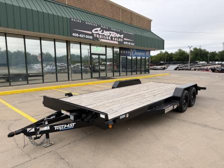 New #355314 2026 TOP HAT DC07 20 X 83 TANDEM AXLE 7K WOOD FLOOR CAR HAULER