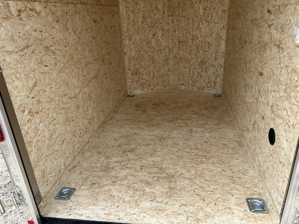 New 2026 Pace American 5x8 3K Outback DLX Flat Top V-Nose Cargo Trailer