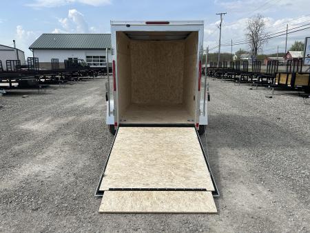 New 2026 Pace American 5x8 3K Outback DLX Flat Top V-Nose Cargo Trailer