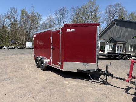 New 2026 Car Mate Trailers 7x14Advantage Cargo 7K 6'6  Interior Height Enclosed Trailer with Ramp Door