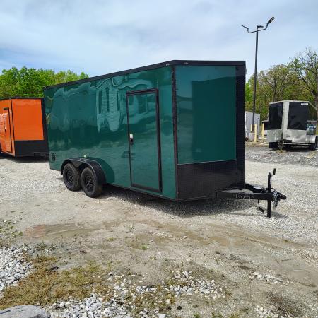 New 2026 Maximum Cargo Trailers 7x16 TA, 7' interior height , 35k axles, .080 polycore Cargo / Enclosed Trailer