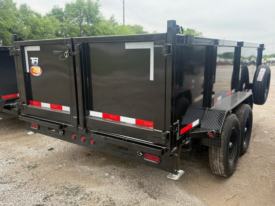 New 2026 Top Hat Trailers DE14-14x83 w/ 3' Tall Sidewalls Dump Trailer
