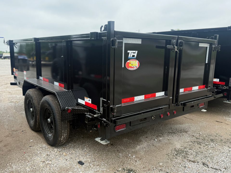 New 2026 Top Hat Trailers DE14-14x83 w/ 3' Tall Sidewalls Dump Trailer