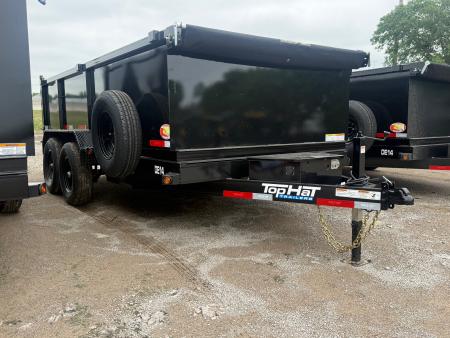 New 2026 Top Hat Trailers DE14-14x83 w/ 3' Tall Sidewalls Dump Trailer