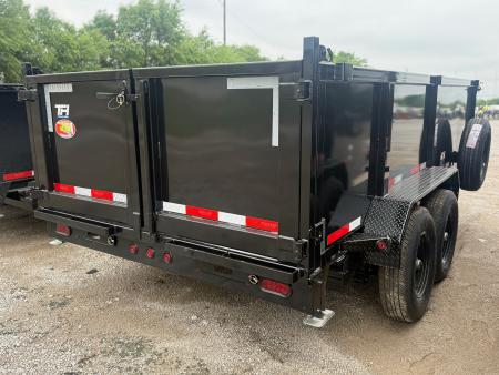 New 2026 Top Hat Trailers DE14-14x83 w/ 3' Tall Sidewalls Dump Trailer