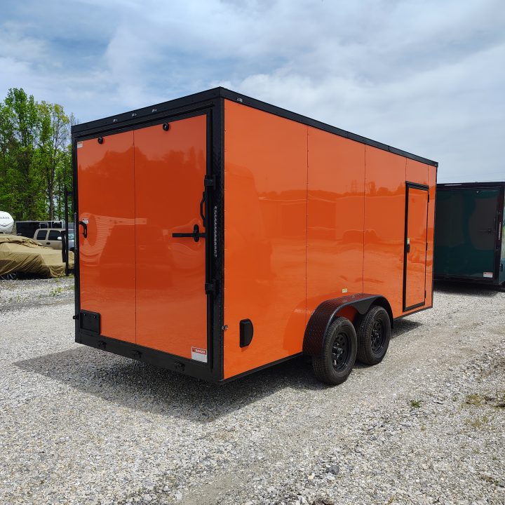 New 2026 Maximum Cargo Trailers 7x16 TA, 7' interior height , 35k axles, .080 polycore Cargo / Enclosed Trailer