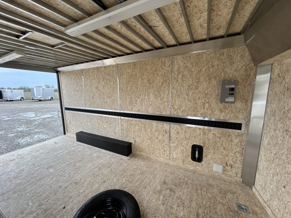 New 2026 Pace American 8.5x16 PXT Hammer Flat Top Bullnose Contractor Trailer