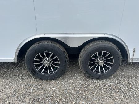 New 2026 Pace American 8.5x16 PXT Hammer Flat Top Bullnose Contractor Trailer